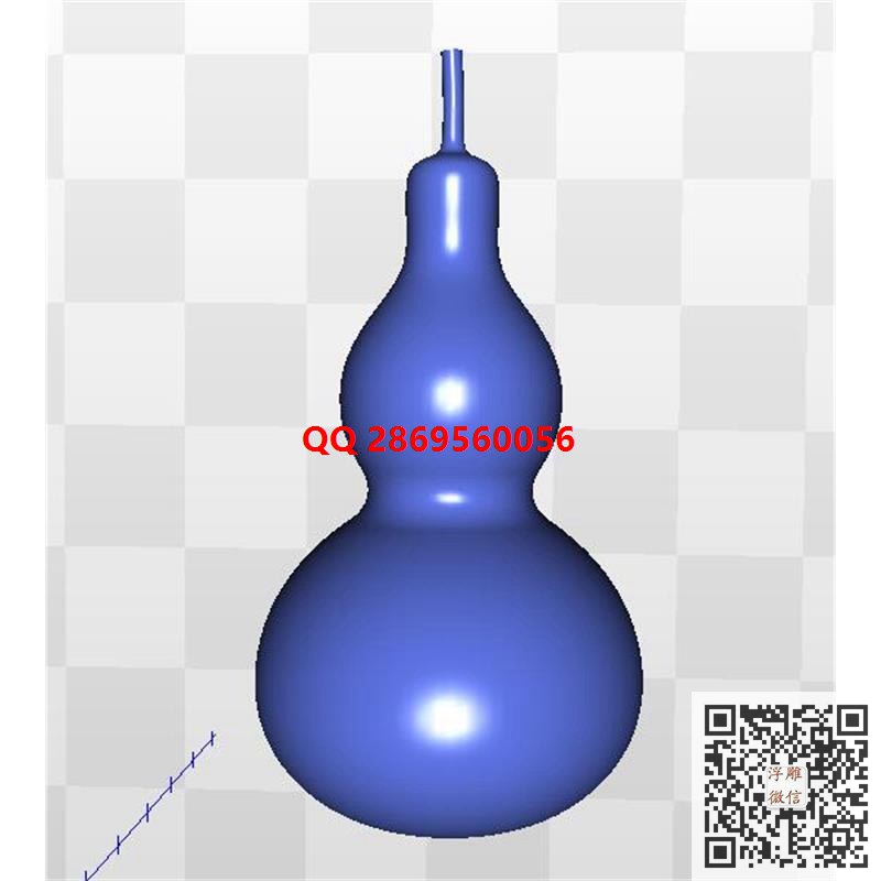 葫芦圆雕图葫芦3d立体模型