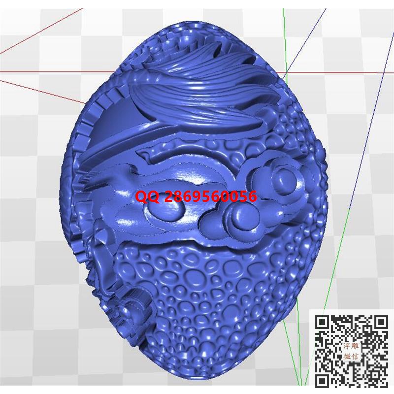盘龙核雕珠子stl龙珠子圆雕图3d三维立体模型