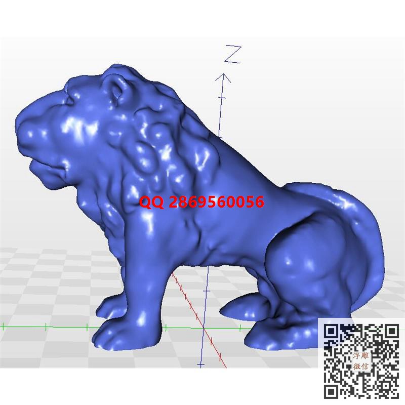 狮子摆件stl圆雕图欧式狮子3d三维立体模型