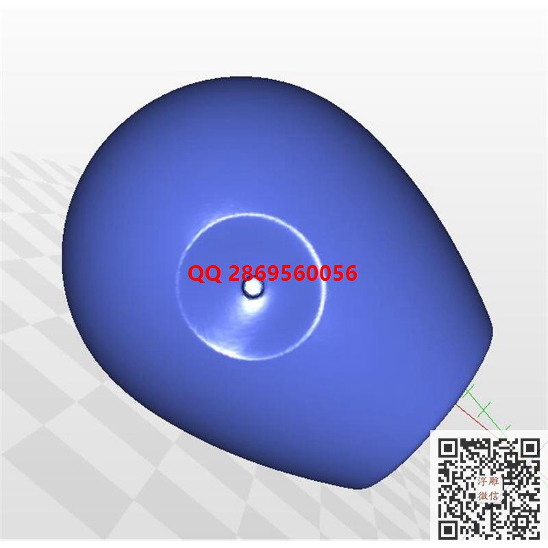 水滴佛头三通stl圆雕图3d打印三维立体模型