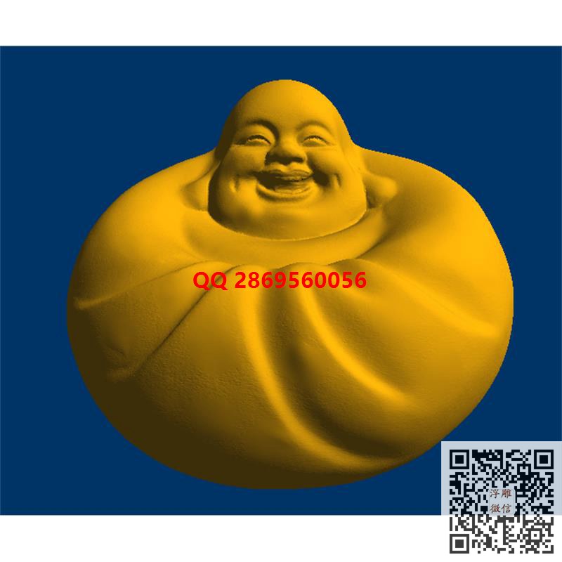 整身佛团佛stl圆雕图模型佛像弥勒佛摆件3d打印三维立体模型电脑数控机雕刻图