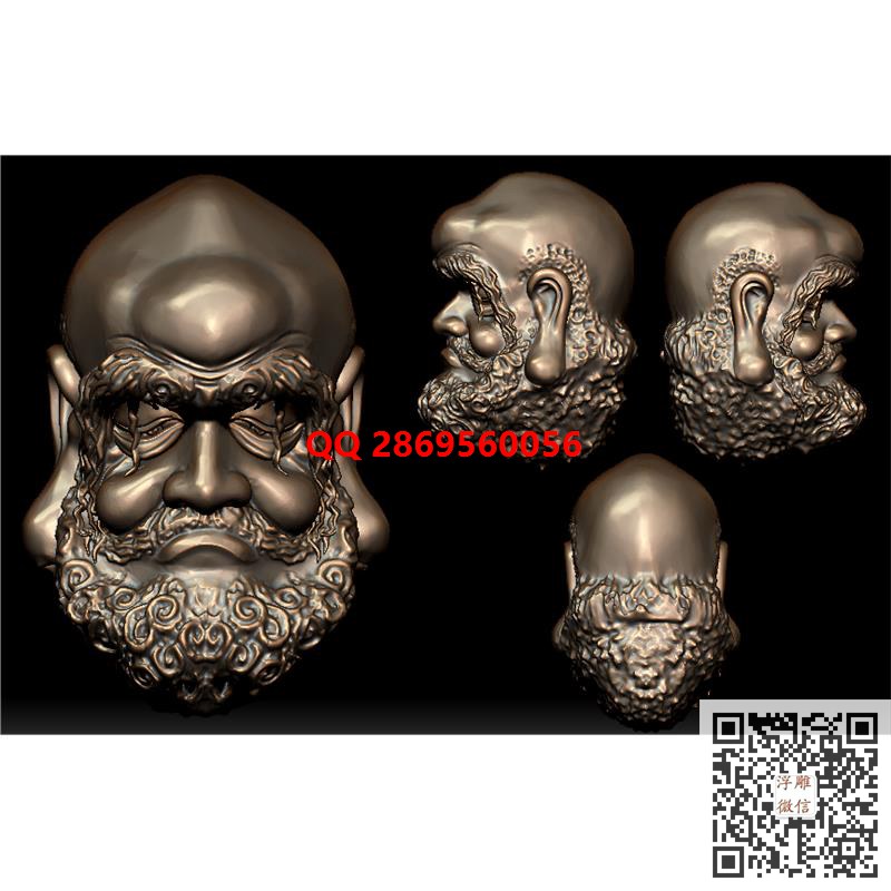 达摩头像珠子圆雕图达摩佛珠3d打印三维立体模达摩珠子圆珠子
