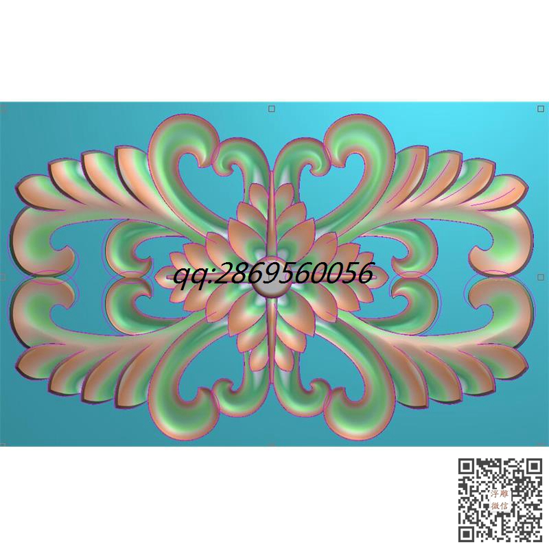 欧式洋花门花精雕图洋贴花门花