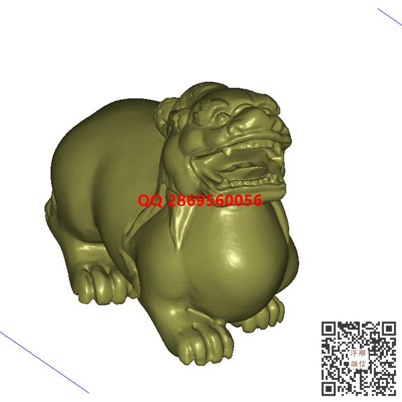 立式貔貅圆雕图神兽摆件stl模型3d打印