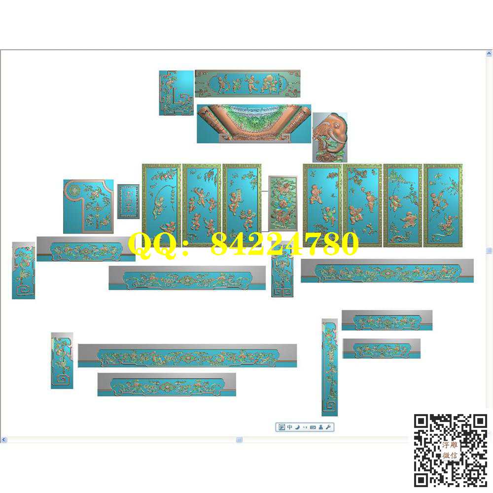 72大号奔驰沙发精雕图