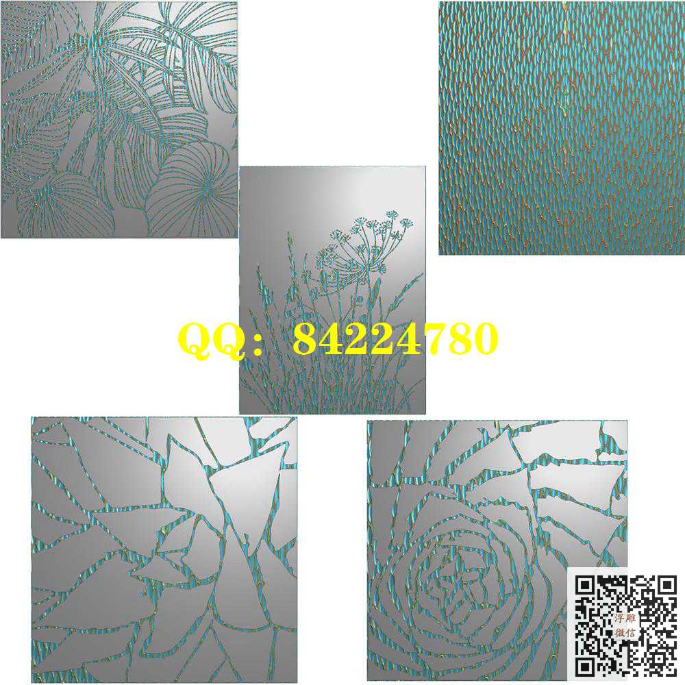 背景墙装饰精雕图灰度图