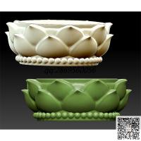 莲花瓣底座stl立体模型莲花台3d打印3d立体模型电脑数控雕刻图