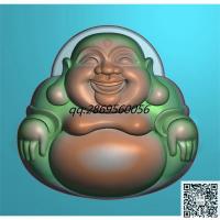 正装佛公精雕图弥勒佛牌子jdp灰度图佛像挂件bmp电脑雕刻浮雕图数控雕刻机图素材