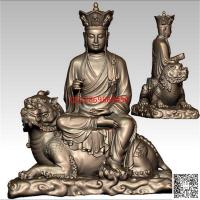 地藏王菩萨坐像stl圆雕图谛听地藏佛摆件3d打印三维立体模型