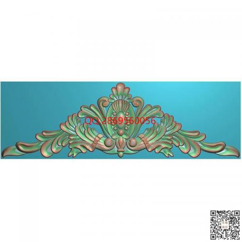 欧式横板石雕洋花贴花精雕图门头花jdp灰度图镂空洋花bmp电脑雕刻浮雕图数控雕刻机图素材