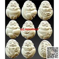 核雕八大财神stl圆雕图3d打印三维立体模型财神佛珠挂坠电脑雕刻浮雕图数控雕刻机图素材