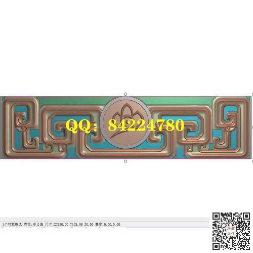 洋花栏板精雕图仿古石雕镂空洋花栏板围板jdp灰度图bmp电脑雕刻浮雕图数控雕刻机图素材
