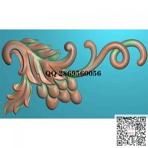 洋花角花贴花门花木门雕花精雕图jdp灰度图bmp电脑雕刻浮雕图数控雕刻机图素材