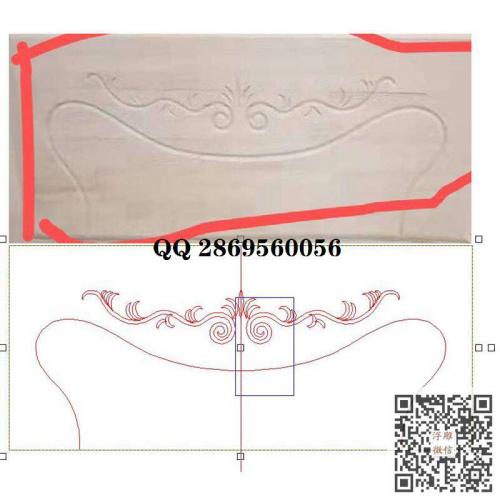 洋花床板背板线雕单线文泰plt精雕图jdp镂空格子数控激光雕刻机图素材