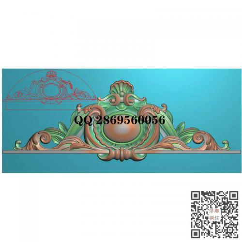 石雕横洋花门花贴花精雕图jdp灰度图bmp电脑雕刻浮雕图数控雕刻机图素材