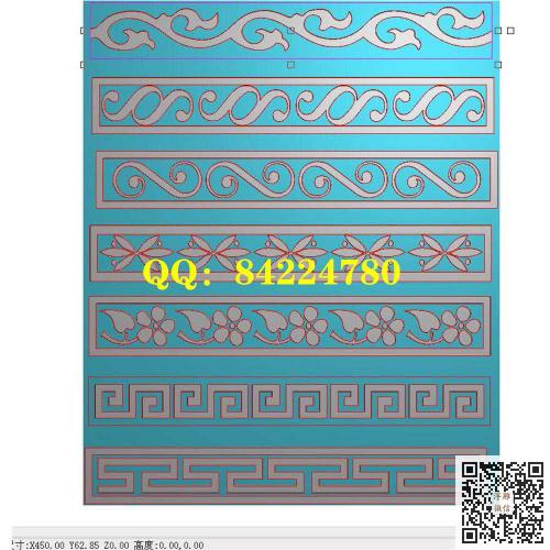 洋花横板万字回纹线条墓碑横梁精雕图jdp灰度图石雕墓碑线条花边bmp电脑雕刻浮雕图数控雕刻机图素材