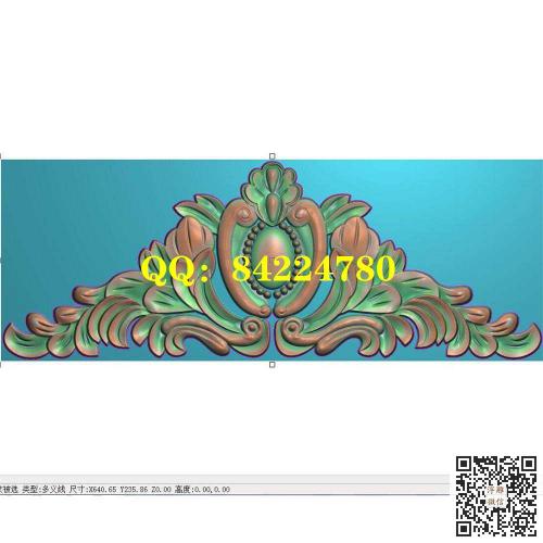 石雕洋花帽头花欧式帽花精雕图洋花雕花jdp灰度图bmp电脑雕刻浮雕图数控雕刻机图素材