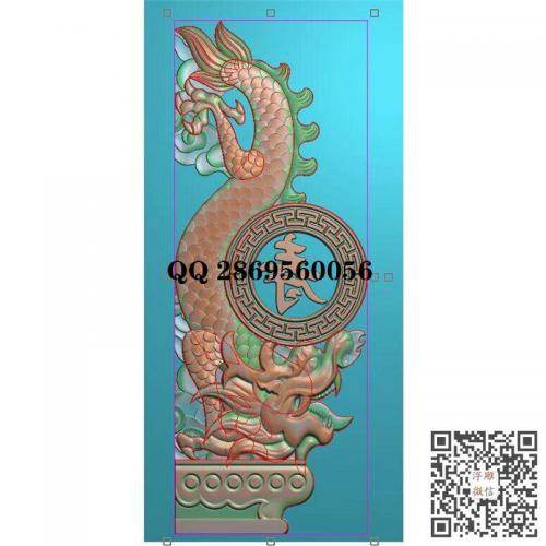 石碑墓碑龙寿字抱鼓 边鼓 花鼓门墩精雕图jdp灰度图bmp电脑雕刻浮雕图数控雕刻机图素材