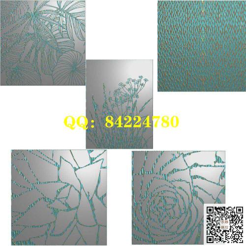 冰裂纹洋花波浪板背景墙装饰挂屏精雕图jdp灰度图bmp电脑雕刻浮雕图数控雕刻机图素材