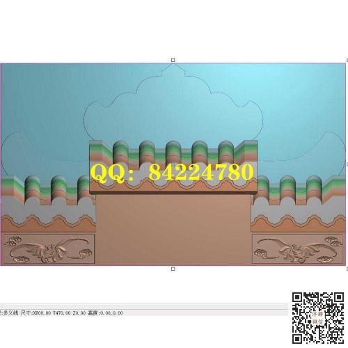 蝙蝠墓碑瓦石雕图墓碑头雨刷墓碑瓦片瓦沟精雕图jdp灰度图bmp电脑雕刻浮雕图数控雕刻机图素材